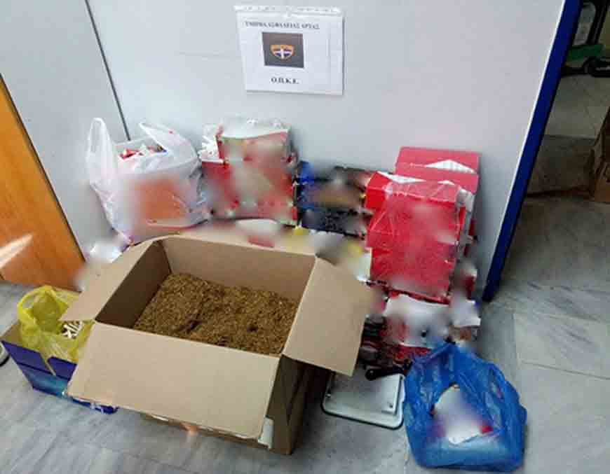 Λαθραίος καπνός και χιλιάδες καπνικά προϊόντα κατασχέθηκαν στην Άρτα