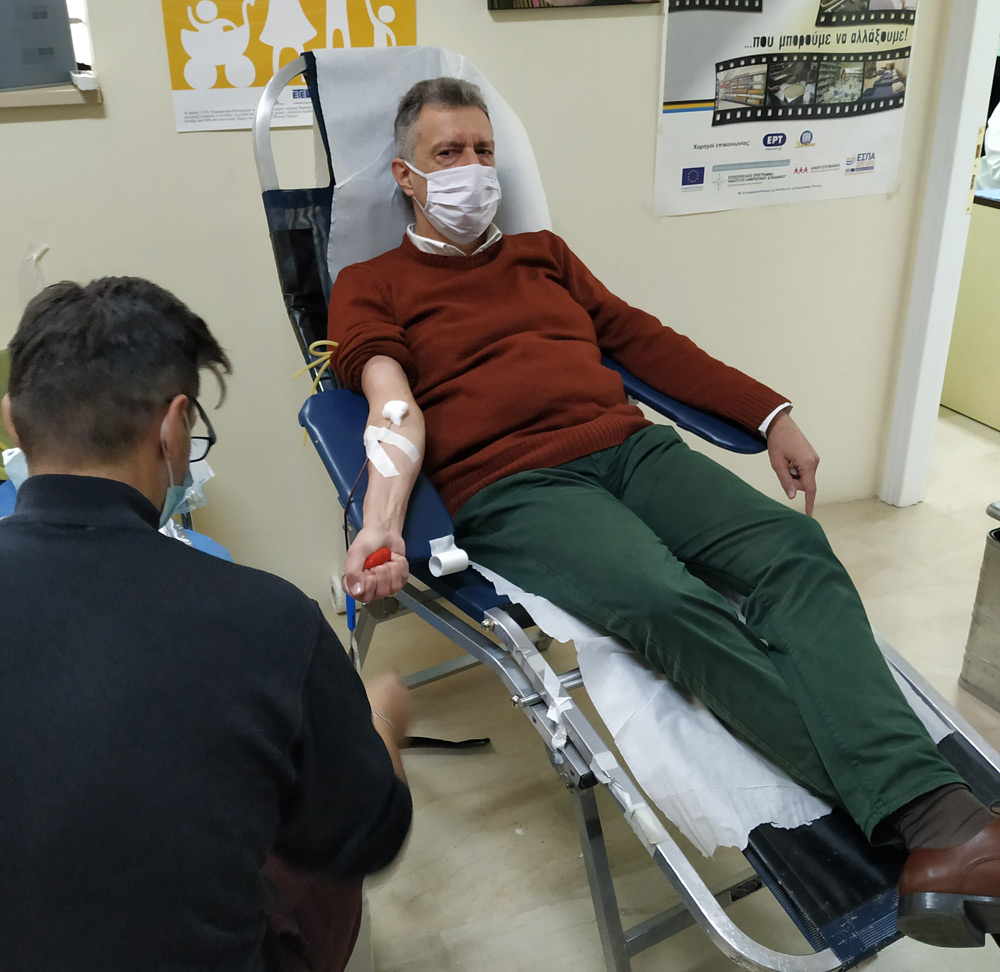 ΓΙΑΝΝΕΝΑ ΤΩΡΑ-Ικανοποιητική προσέλευση στην εθελοντική αιμοδοσία