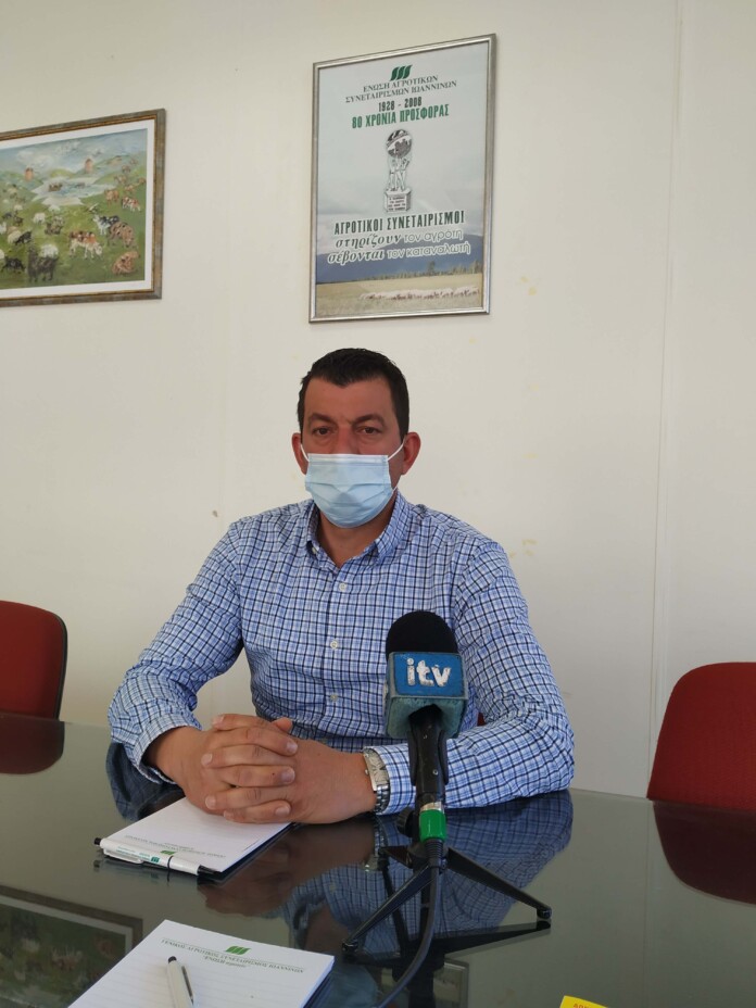 Παραμένει στο τιμόνι της Ένωσης Αγροτών ο Θ. Λιούρης