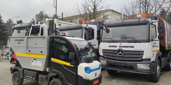 Εννέα νέα απορριμματοφόρα στον «στόλο» του Δήμου Ιωαννιτών