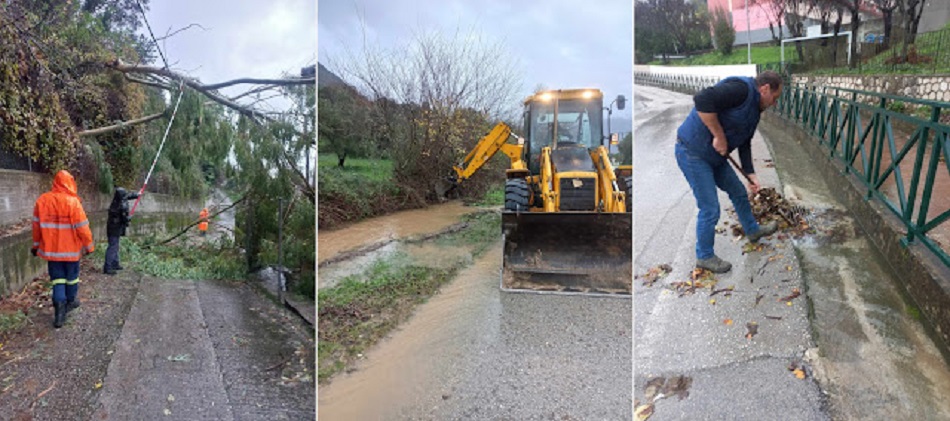 Προβλήματα από την κακοκαιρία στο Δήμο Σουλίου