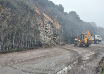 Κατολίσθηση στην Ασφάκα την Τετάρτη