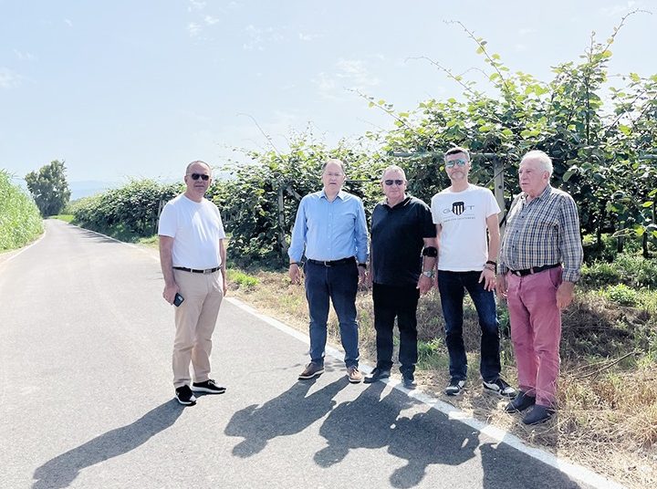 Περιοδεία Στύλιου σε έργα αγροτικής οδοποιίας