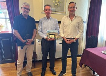 Συνάντηση Θωμά Μπέγκα με τον πρέσβη του Βελγίου στην Ελλάδα