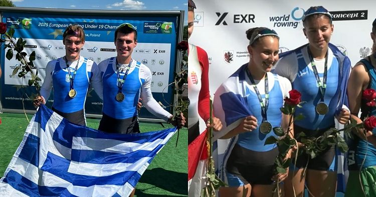 Ν.Ο.Ι. -Χρυσά τα «κουπιά» του στο Πανευρωπαϊκό Εφήβων!