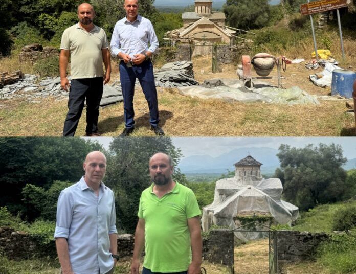 Προχωρούν οι εργασίες αποκατάστασης στη Μονή Αγγελομάχων στα Κούρεντα