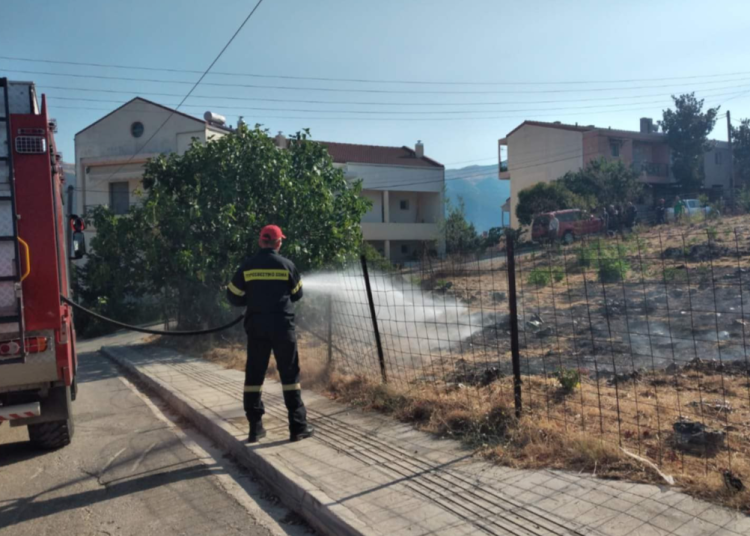 Πυρκαγιά απείλησε σπίτια στην Ελεούσα