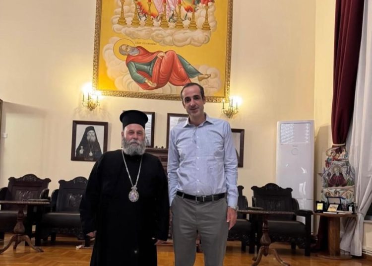 Με τον Μητροπολίτη Ιωαννίνων κ.κ Μάξιμο συναντήθηκε ο Γρηγ. Δημητριάδης