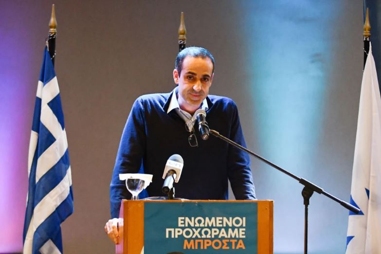 Ο Γρηγόρης Δημητριάδης στην κοπή πίτας της ΔΕΕΠ Πρέβεζας