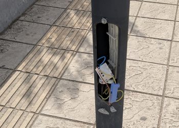 Βανδαλισμοί στην πλατεία της Ελεούσας